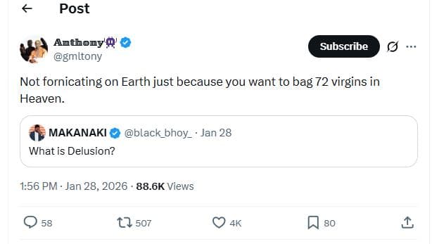 Post anthony gmltony subscribe not fornicating on earth just because you want to