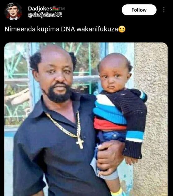 Dadjokes tm dadjokeske follow nimeenda kupima dna wakanifukuza