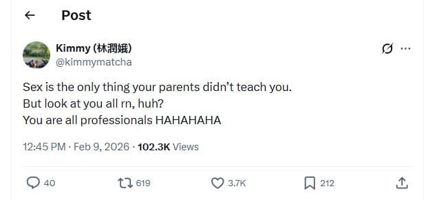 Post kimmy tft kimmymatcha sex is the only thing your parents didn't teach you.