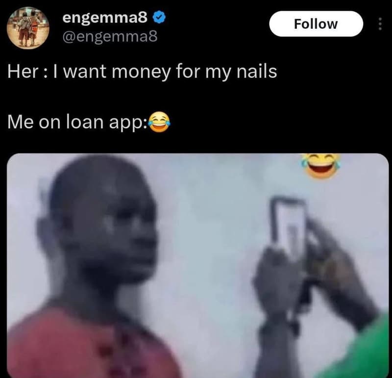 Engemma8 engemma8 follow her want money for my nails me on loan app