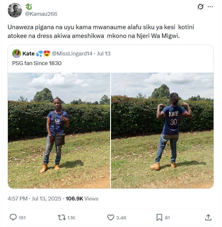 Kamau266 unaweza pigana na uyu kama mwanaume alafu siku ya kesi kotini atokee na