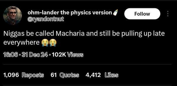 Ohmlander the physics version yandonduic follow niggas be called macharia and st