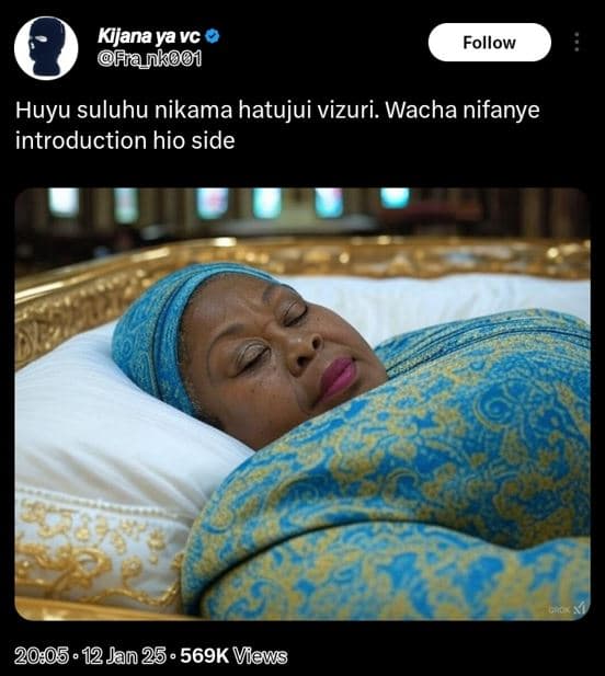 Kijana ya vc frankoo1 follow huyu suluhu nikama hatujui vizuri. wacha nifanye in