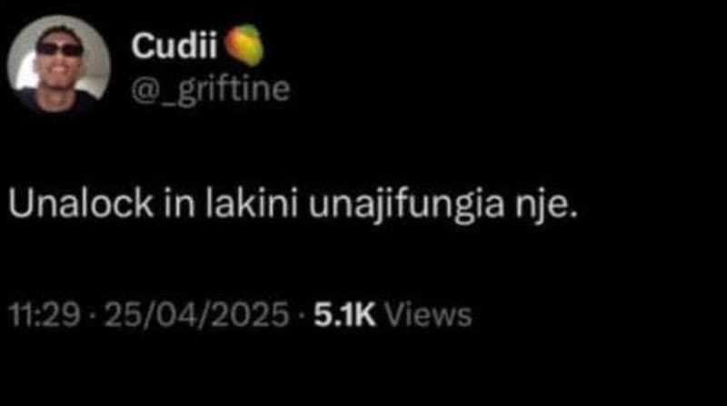 Cudii _griftine unalock in lakini unajifungia nje 11.29 . 2504 5.1k views
