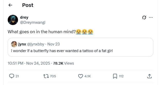 Post drey dreymwangi what goes on in the human mind? jynx jynxbby nov 23 wonder