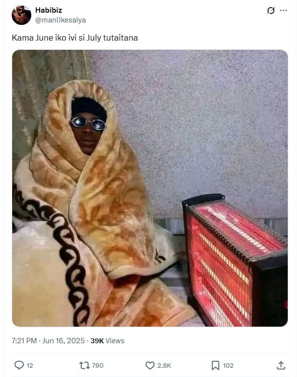 Habibiz manlikesaiya kama june iko ivi si july tutaitana 7.21 pm jun 16, 39k vie