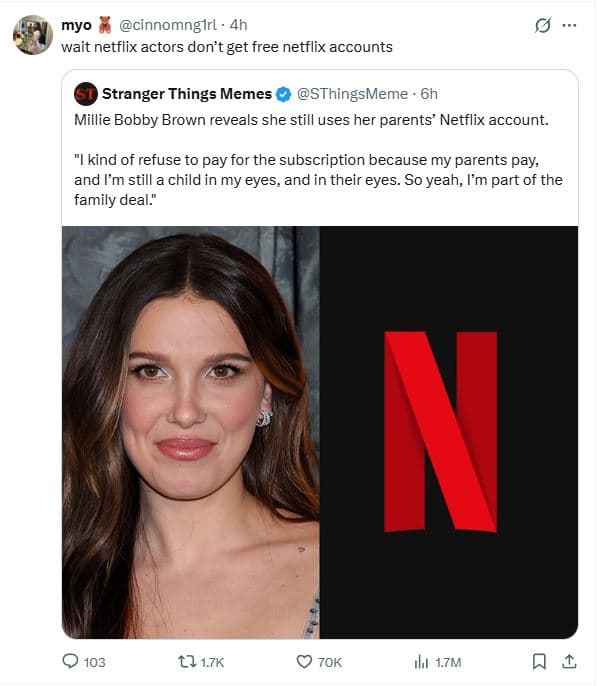 Myo cinnomngirl 4h wait netflix actors don't get free netflix accounts stranger