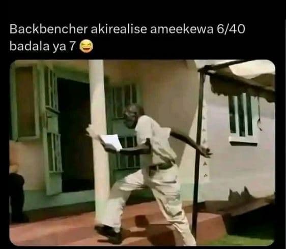 Backbencher akirealise ameekewa 640 badala ya 7