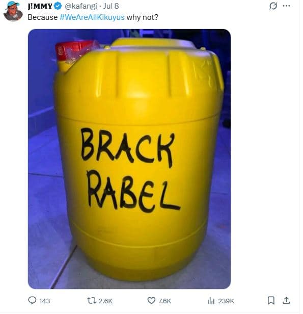 J'mmy kafangi jul 8 because weareallkikuyus why not? bracr rabel 0 143 lj 26k 76