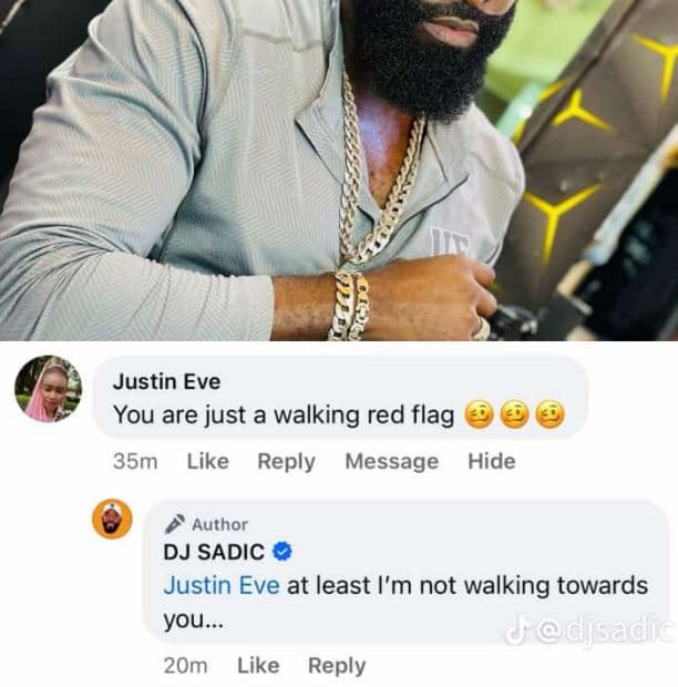 Justin eve you are just a walking red flag 35m like reply message hide author dj