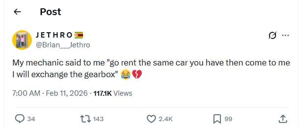 Post jethro brian jethro my mechanic said to me g0 rent the same car you have th