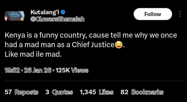 Kutalang'i clowersshemaiah follow kenya is a funny country cause tell me why we