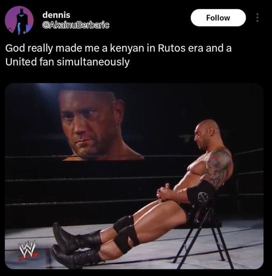 Dennis akainubaibafc follow god really made me a kenyan in rutos era and a unite