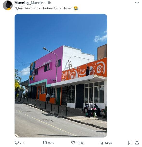 Mueni _muenie m1h ngara kumeanza kukaa cape town i0x 0 70 ll 876 5.5k ilı 145k