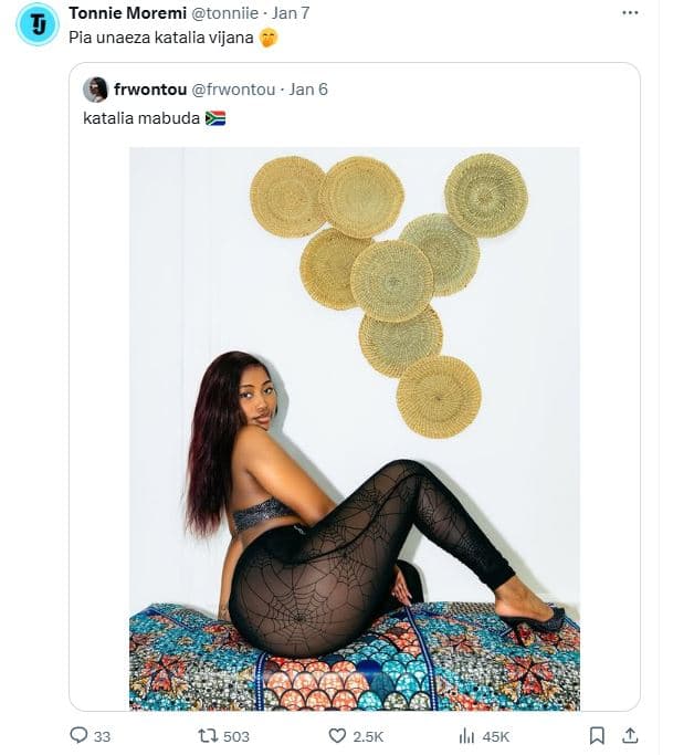 Tonnie moremi tonniie jan pia unaeza katalia vijana frwontou frwontou jan 6 kata