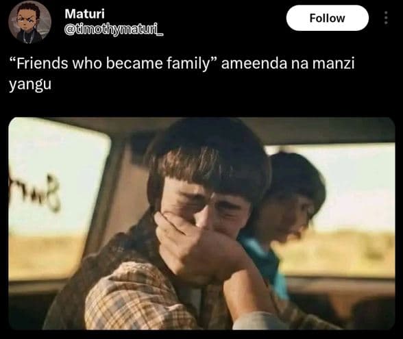 Maturi tmothymatui_ follow friends who became family ameenda na manzi yangu