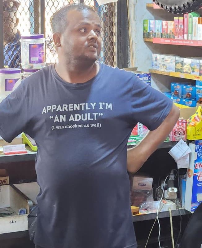 Apparently tm an adult was shocked as well