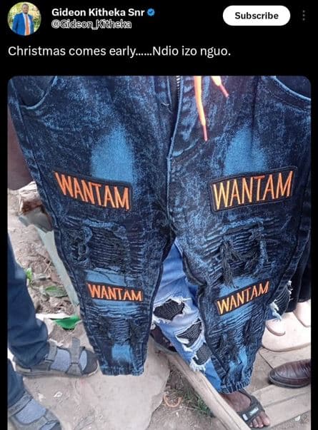 Gideon kitheka snr gfdeon kidheka subscribe christmas comes early ndio izo nguo.