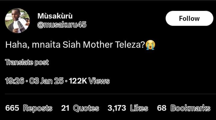 Musakurà mmusakunu45 follow haha, mnaita siah mother teleza?s tanslate post 08 j