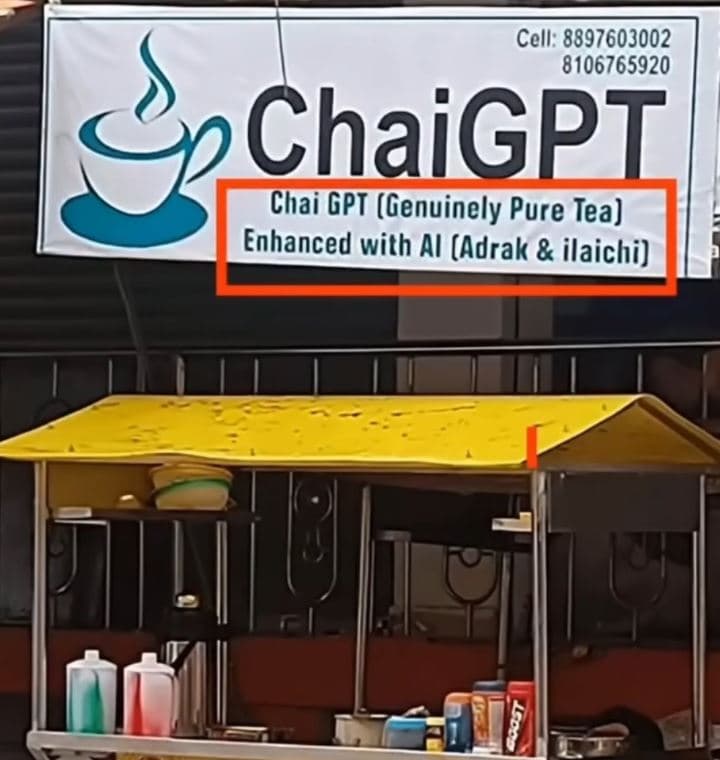 Cell chaigpt chai gpt genuinely pure tea enhanced with al adrak ilaichi