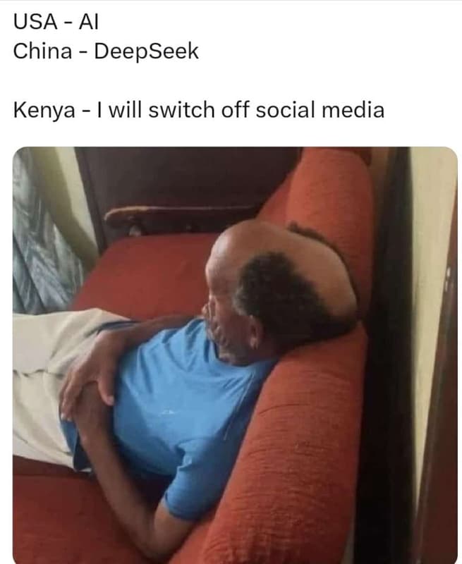 Usa ai china deepseek kenya 1 will switch off social media