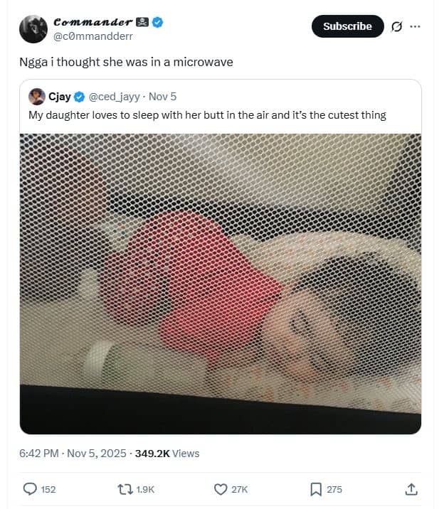 Commanderb commandderr subscribe ngga thought she was in a microwave cjay ced_ja