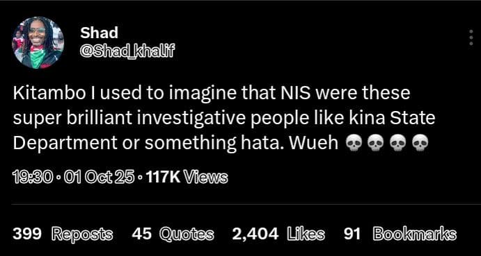 Shad shaq_khalff kitambo i used to imagine that nis were these super brilliant i