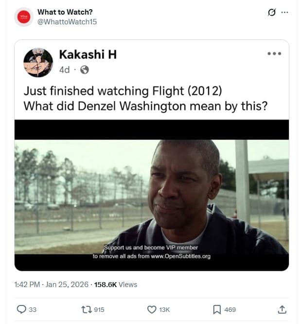 What to watch? whattowatchi5 kakashi h 4d just finished watching flight what did