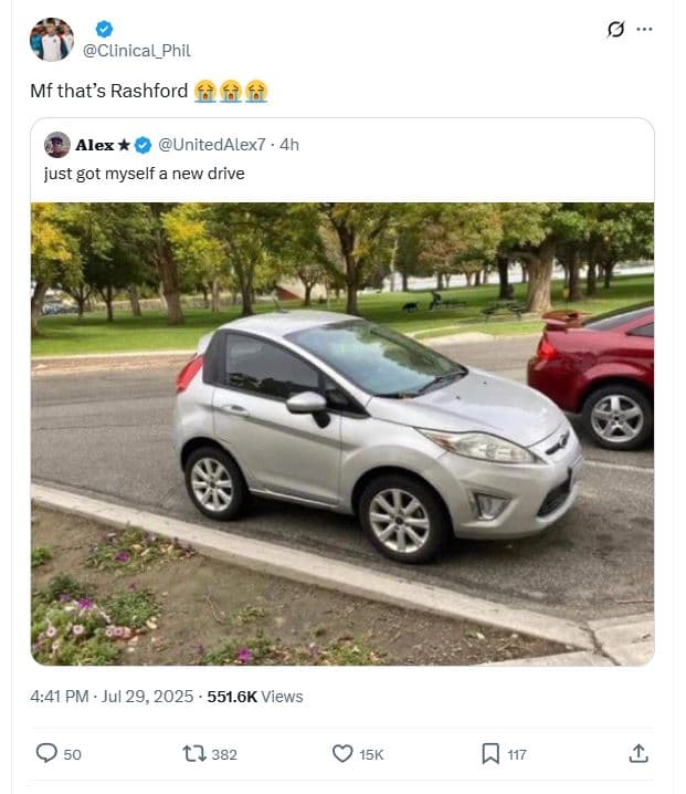 Clinical_phil mf thats rashford alex unitedalex7 4h just got myself a new drive