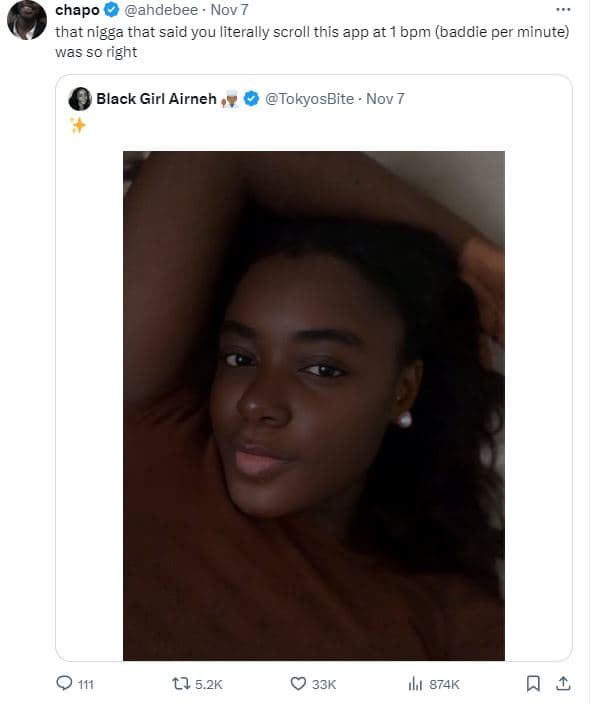 Chapo ahdebee nov that nigga that said you literally scroll this app at bpm badd