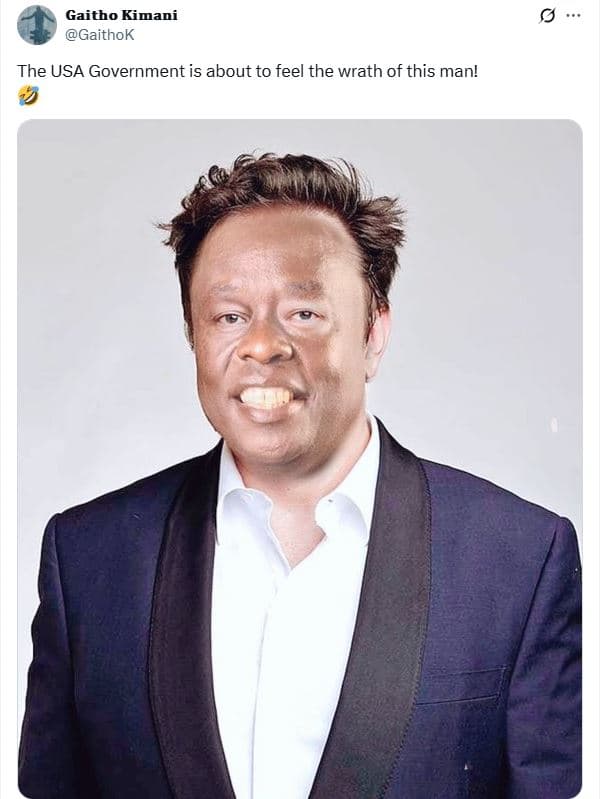 Gaitho kimani gaithok the usa government is about to feel the wrath of this man!