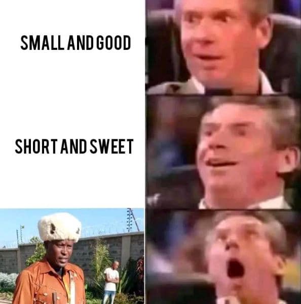 Small and good short and sweet