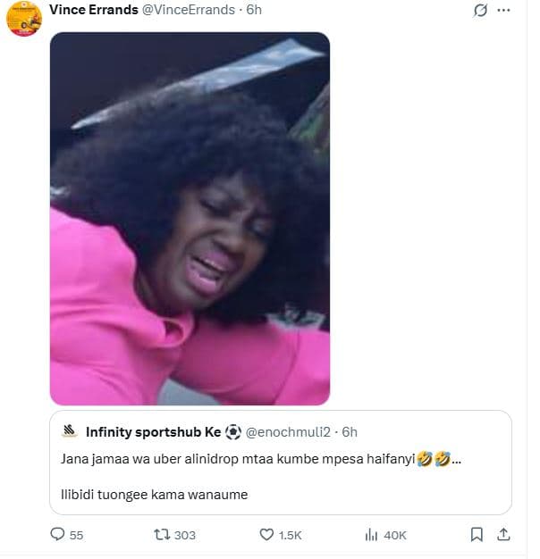 Vince errands vinceerrands 6h infinity sportshub ke enochmuli2 jana jamaa wa ube