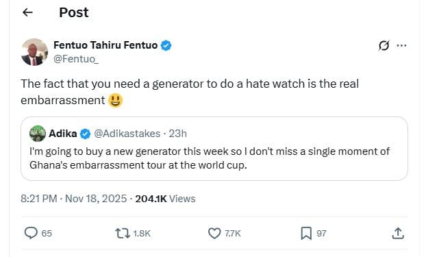 Post fentuo tahiru fentuo fentuo_ the fact that you need a generator to do a hat