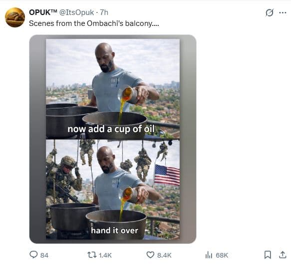 Opuktm itsopuk scenes from the ombachi's balcony_ now add a cup of oil hand it o