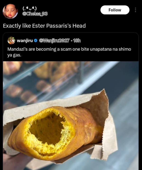 .66 chelaa03 follow exactly like ester passaris's head wanjiru wanjinup027 18h m