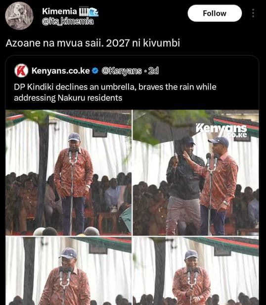 Kimemia wlcg fis_kimeuia follow azoane na mvua saii. ni kivumbi kenyans.co.ke ke