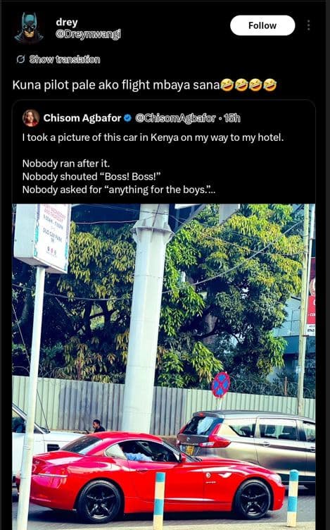 Drey dryuwwangi follow 8how tanishiion kuna pilot pale ako flight mbaya sanahhe