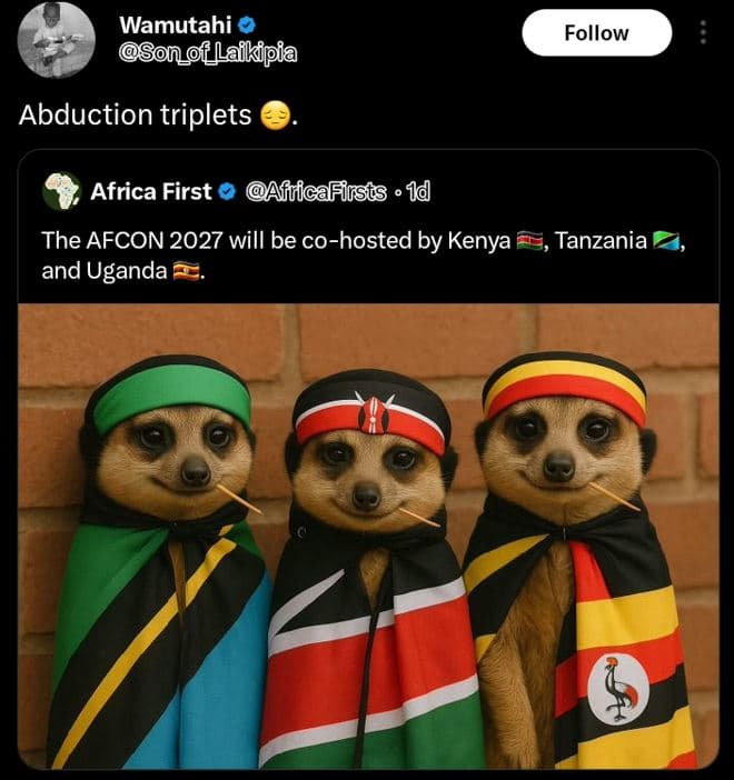 Wamutahi s0n f_lafkipia follow abduction triplets africa first africafilsts 1 th