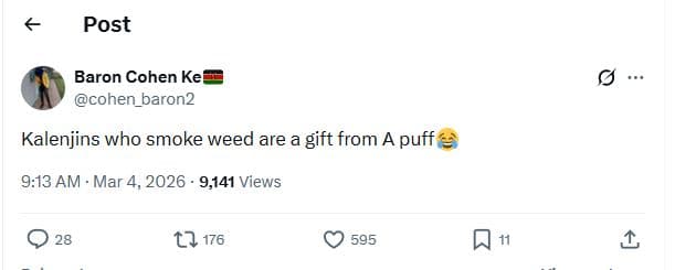 Post baron cohen kel cohen_baron2 kalenjins who smoke weed are a gift from a puf