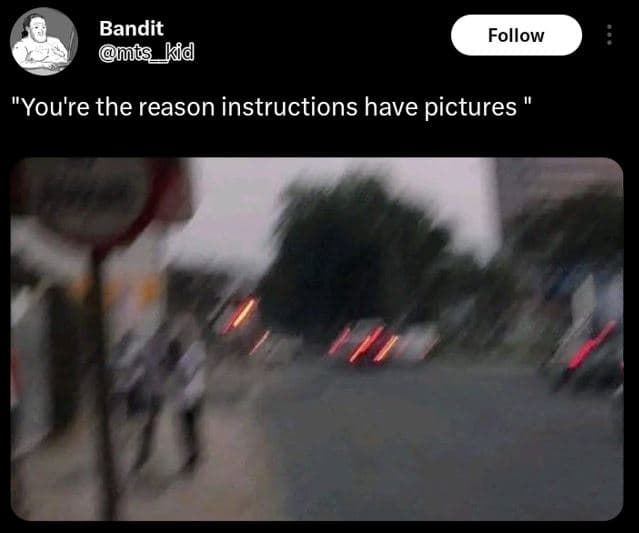 Bandit ius_kid follow you're the reason instructions have pictures