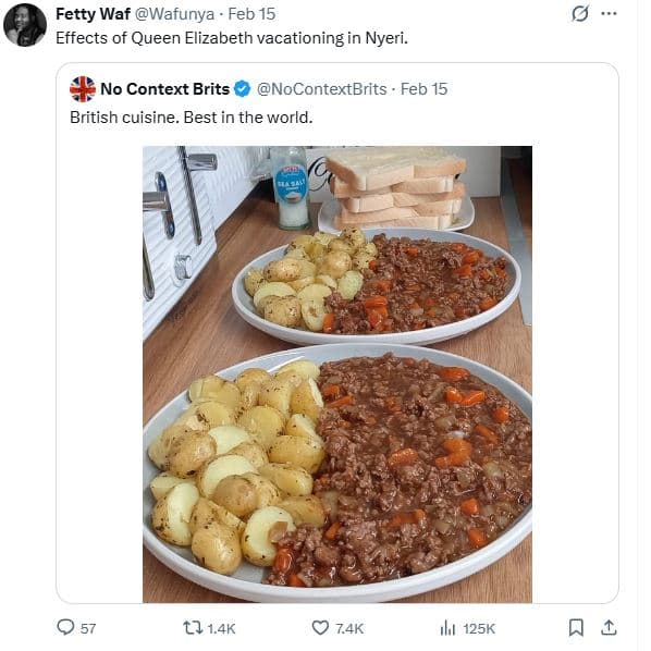 Fetty waf wafunya feb 15 effects of queen elizabeth vacationing in nyeri. no con