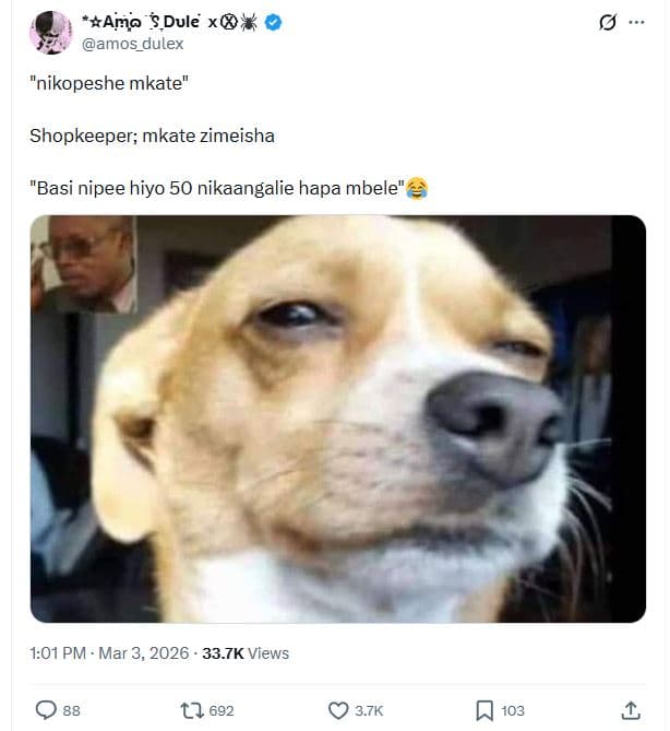 Amo dule x amos_dulex nikopeshe mkate shopkeeper mkate zimeisha basi nipee hiyo