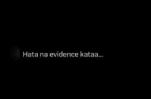 Hata na evidence kataa