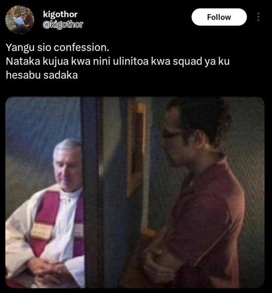 Kigothor kfgothr follow yangu sio confession nataka kujua kwa nini ulinitoa kwa