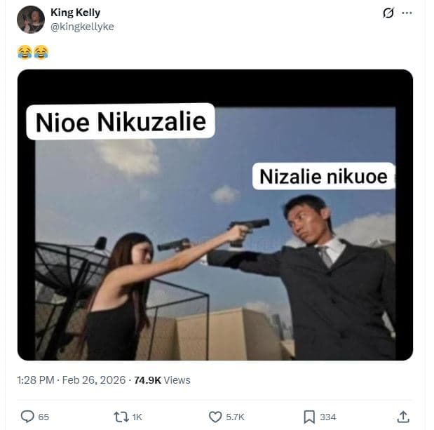 King kelly kingkellyke 44 nioe nikuzalie nizalie nikuoe 1.28 pm feb 26, 74.9k vi