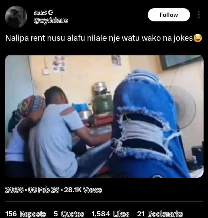 States claus follow nalipa rent nusu alafu nilale nje watu wako na jokes 08 feb