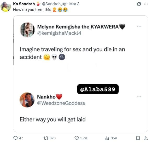 Ka sandrah sandrah_ug mar 3 how do you term this 66 mclynn kemigisha the_kyakwer