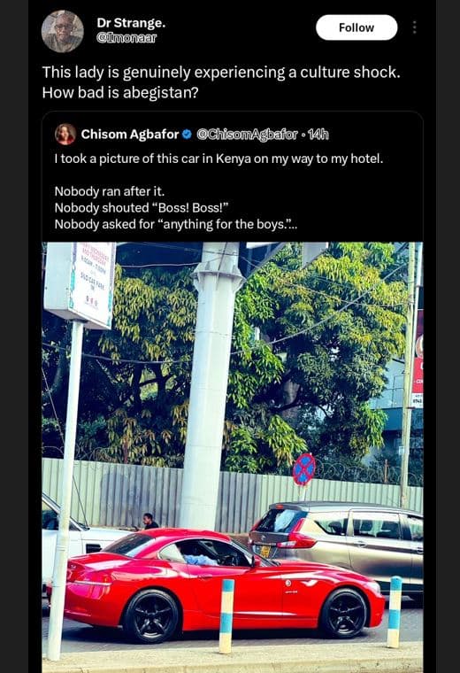 Dr strange. iuonaar follow this lady is genuinely experiencing a culture shock.