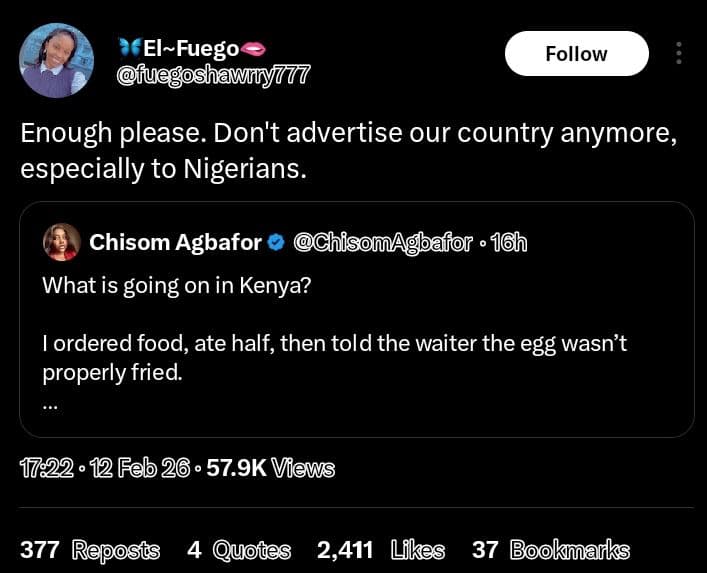 Elfuego fuegoshawiny777 follow enough please. don't advertise our country anymor